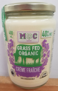 Crème Fraîche - 40% Glass (M-C Dairy)
